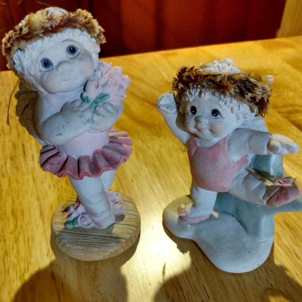 Vintage Dreamsicles Ballerina Duo. Swan Lake and Standing Ovation.